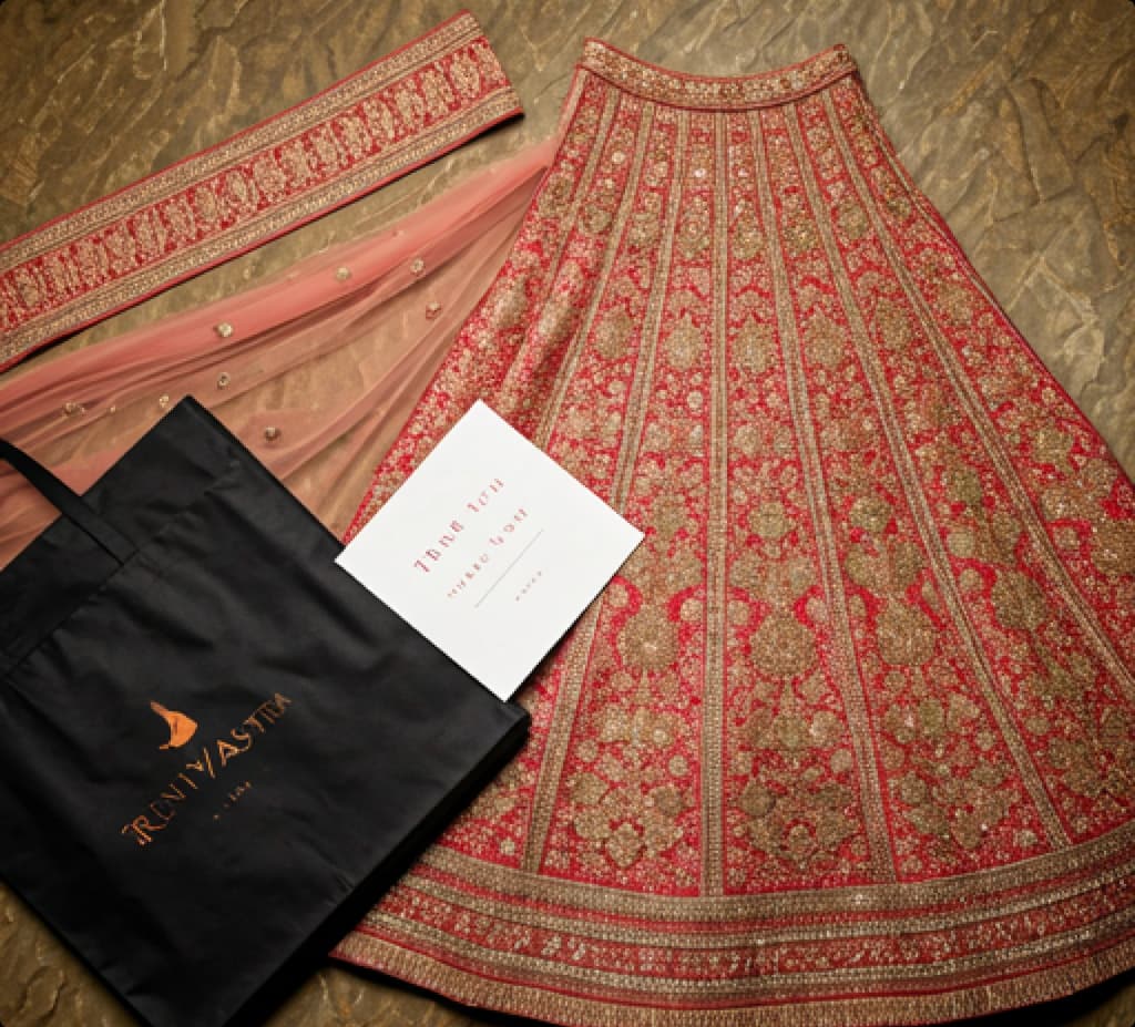 LOR Lehenga and Packaging